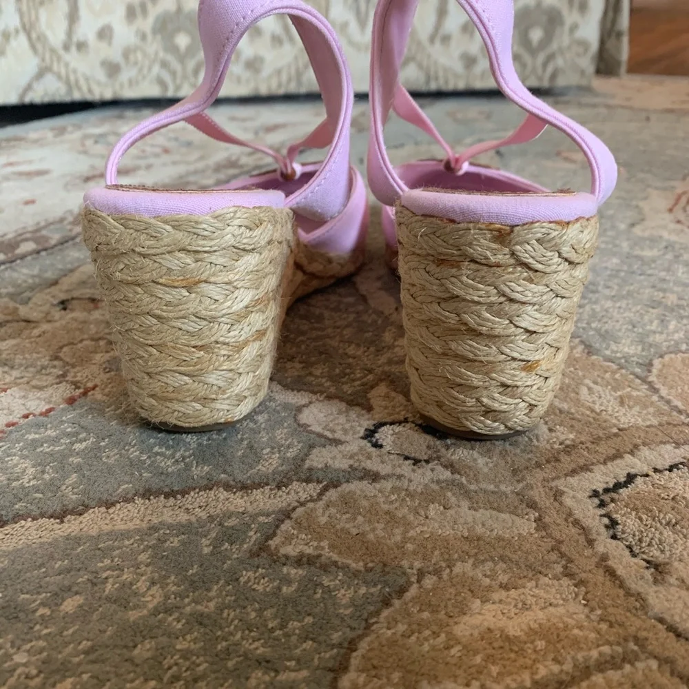Chaps Clarisa Pink‎ Espadrilles- size 7